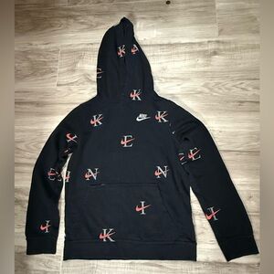 Nike children's hooded sweatshirt, size L, black